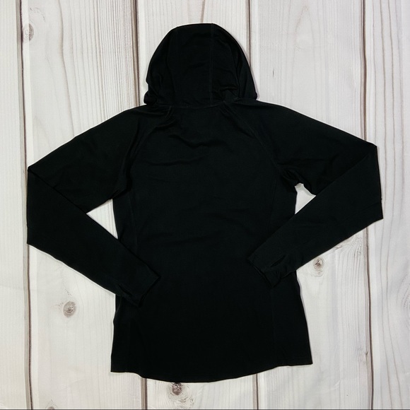 KATHMANDU Women’s Drimotion 1/4 Zip Long Sleeve with Hood Black Size 10 - Picture 8 of 10